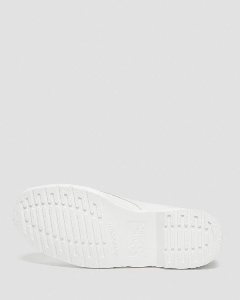 Dr Martens 1460 Mono Smooth Lær Snørestøvletter Dame Hvite | Norge 602OKI
